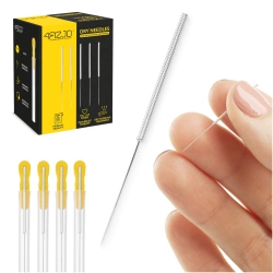 Ace de acupunctură cu ghid 100 buc. 0,25 x 30 mm