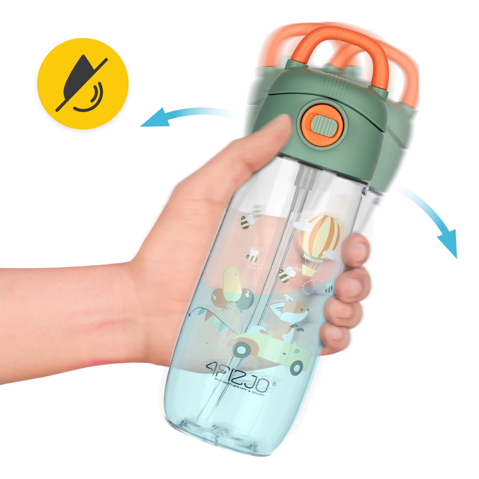 Sticlă pentru apă pentru copii 550 ml