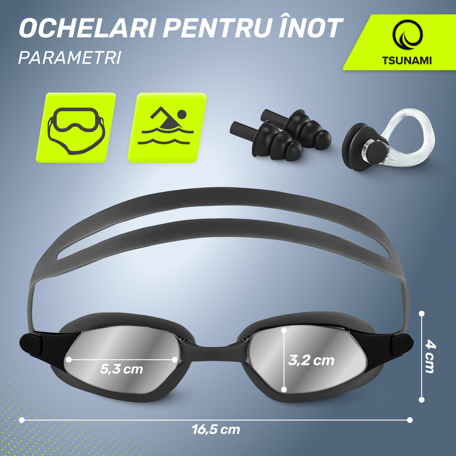 Ochelari de înot TSUNAMI 