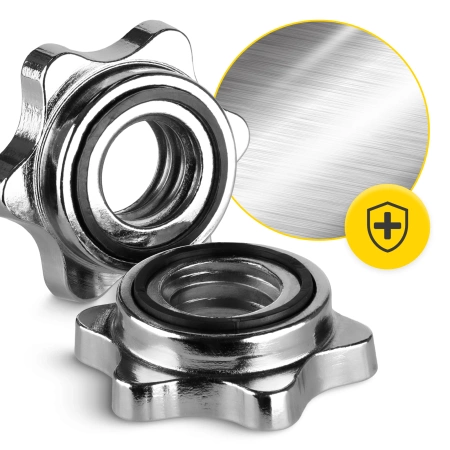 Cleme metalice cu șurub pentru gât de 25 mm 2 buc.