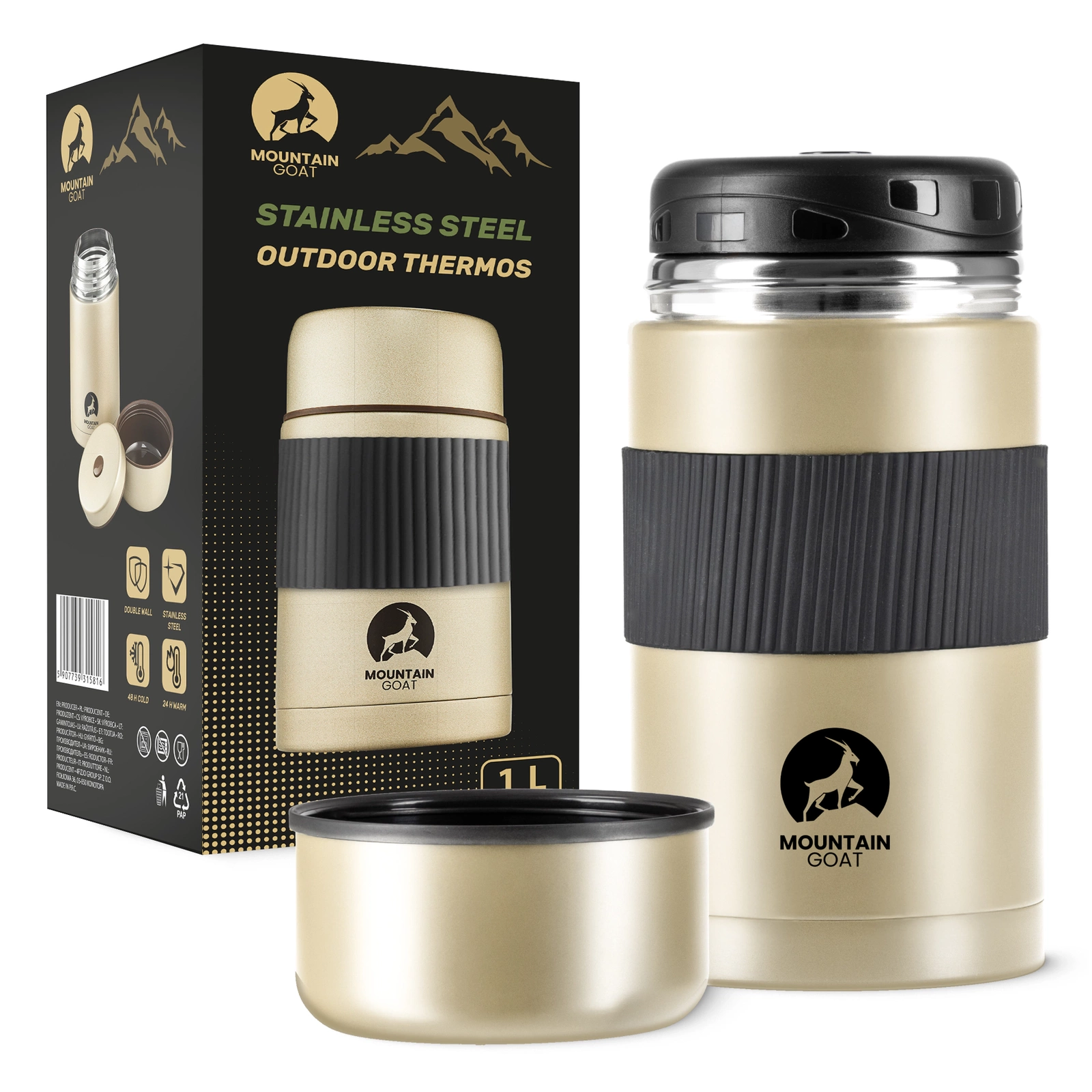 Termos pentru mâncare din oțel inoxidabil