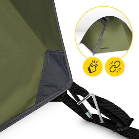 PRIME DUO MOUNTAIN GOAT cort pentru drumeții verde