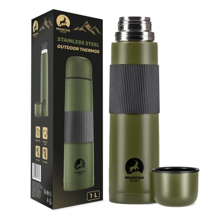 Termos de călătorie pentru cafea și ceai 1 litru verde