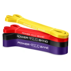 Set de 4 elastice de rezistență POWER BAND