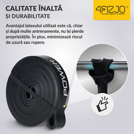 Set de 4 elastice de rezistență POWER BAND