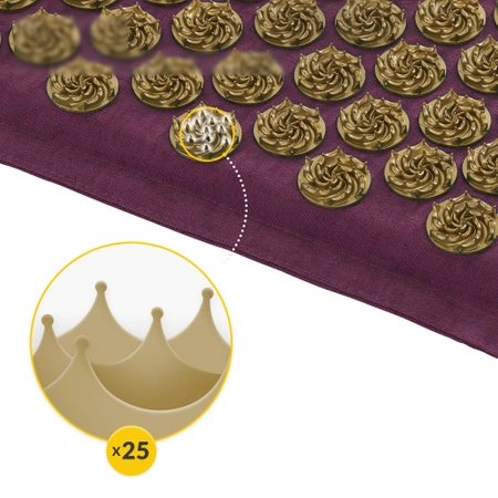 Covoraș de presopunctură ECO cu coji de hrișcă și nucă de cocos