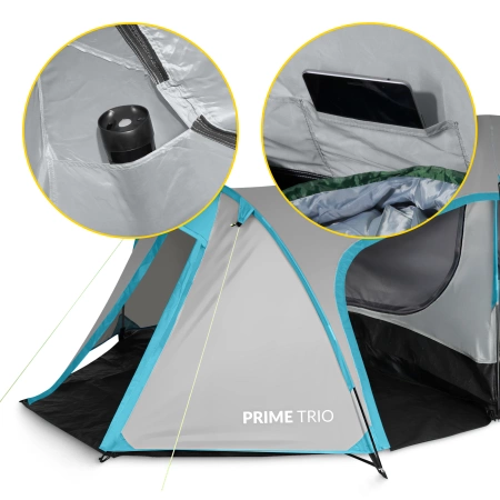 Cort turistic PRIME TRIO MOUNTAIN GOAT gri