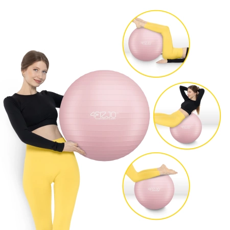 Minge gonflabilă de gimnastică pentru fitness 65 cm