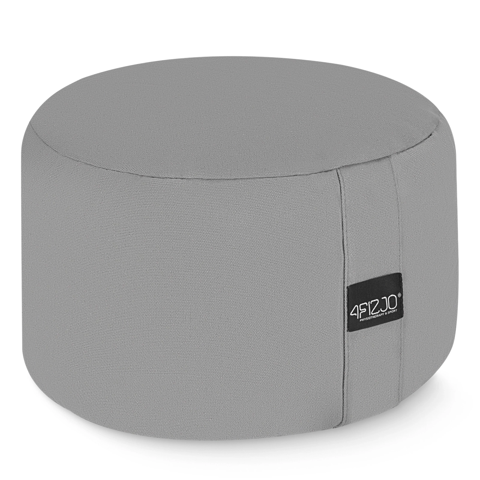 Perna de yoga Zafu rotundă gri
