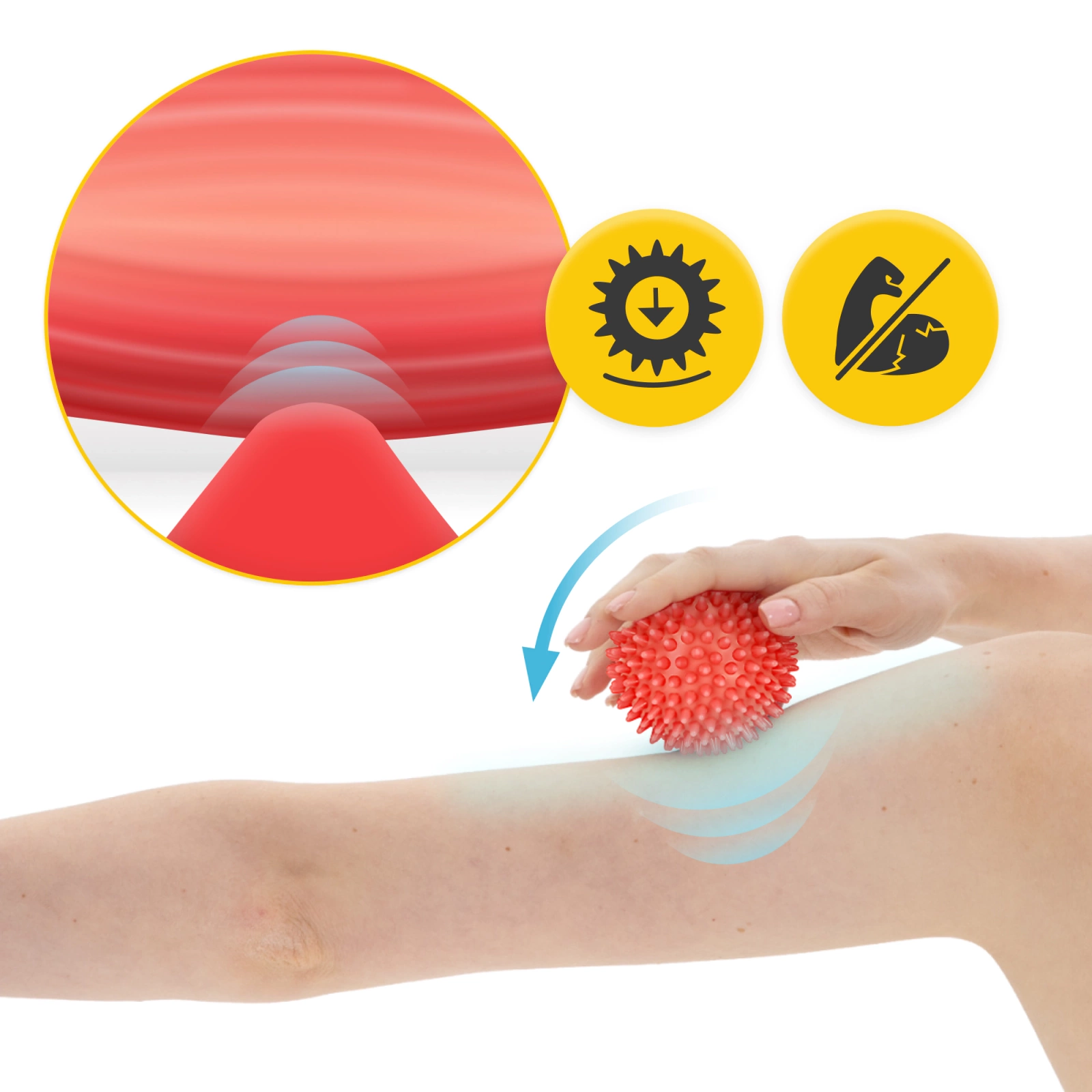 Mingi senzoriale pentru acupresură 4 buc.