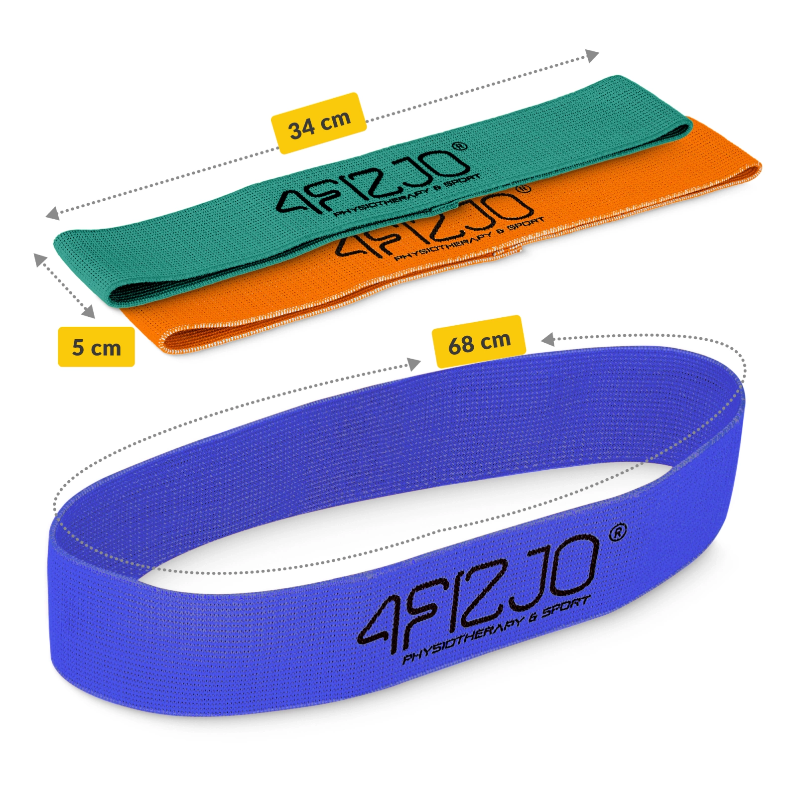 Set de 3 Benzi de Țesătură FLEX BAND