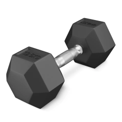 Ganteră din oțel HEX 12,5 kg (1 Bucată)