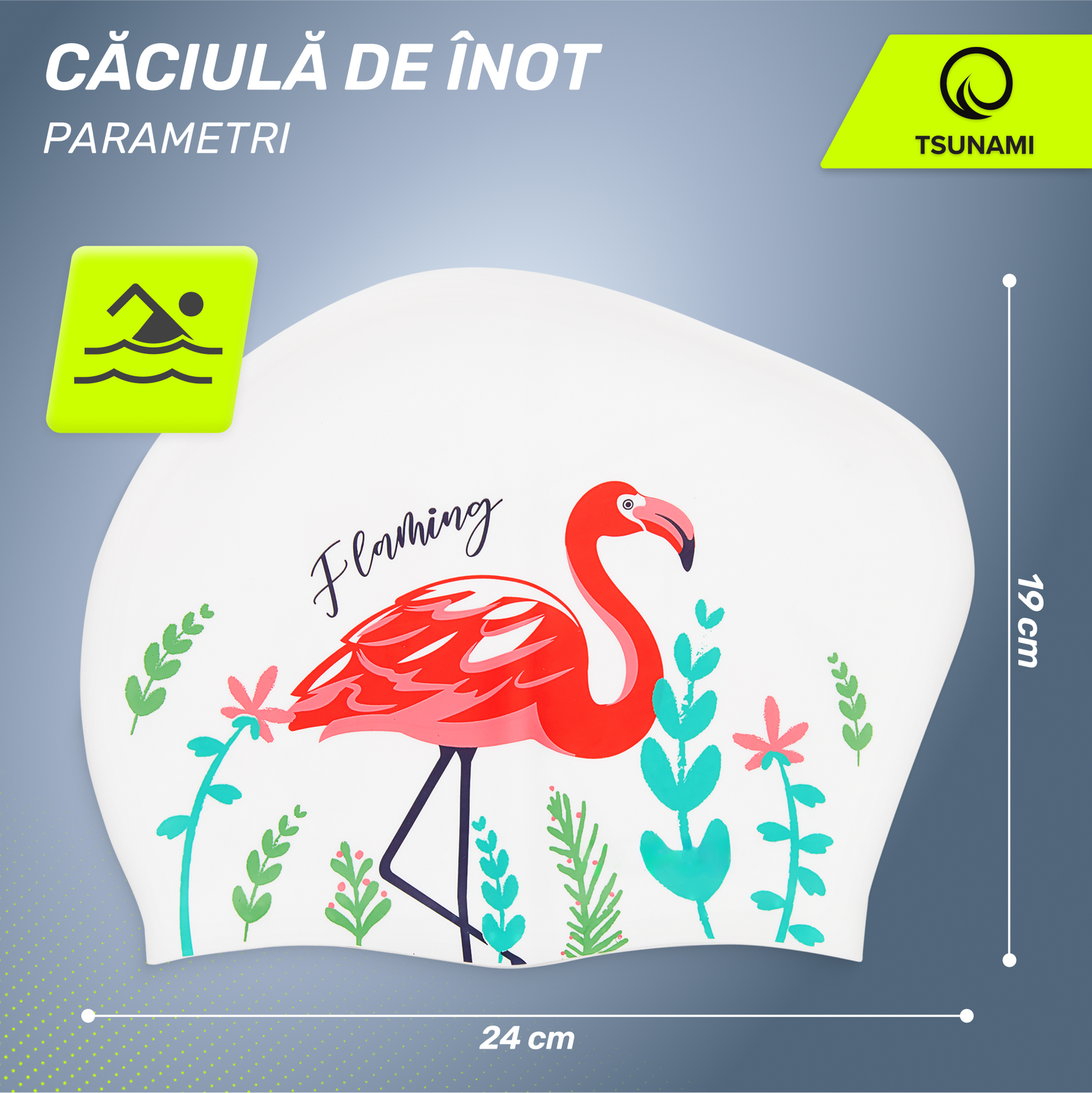 Căciulă de înot FLAMINGO