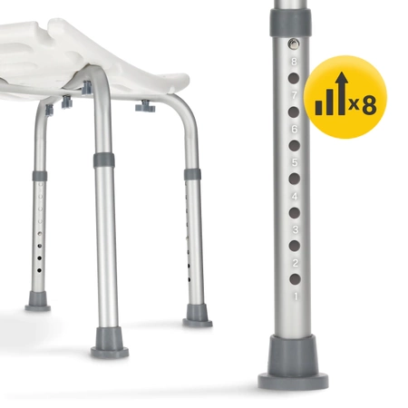 Taburet de duș dreptunghiular