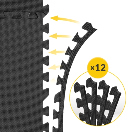 Covoraș de spumă PUZZLE 6 buc.