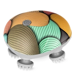 Aparat electric impermeabil multicolor pentru masajul capului