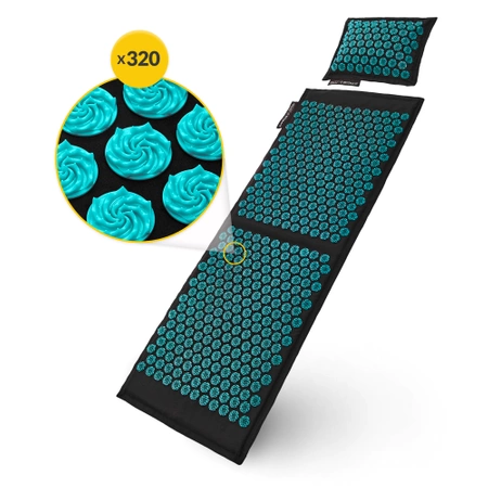 Saltea de acupresură ECO cu pernă și centură XL