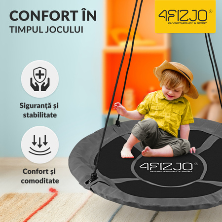 Leagăn de grădină pentru copii XL cuib de barză 110 cm