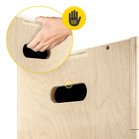 Cutie pliometrică - jump box 50 x 75 x 60