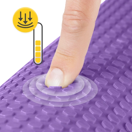 Roller de masaj cu proeminențe CARE+ 90 cm Violet