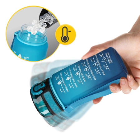 Sticlă de apă cu scală temporală 0,5 L