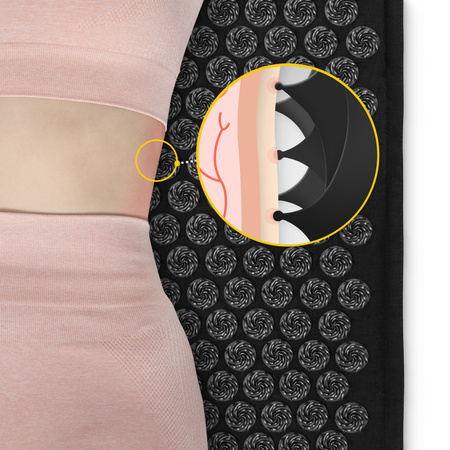 Covoraș de presopunctură ECO cu coji de hrișcă și nucă de cocos