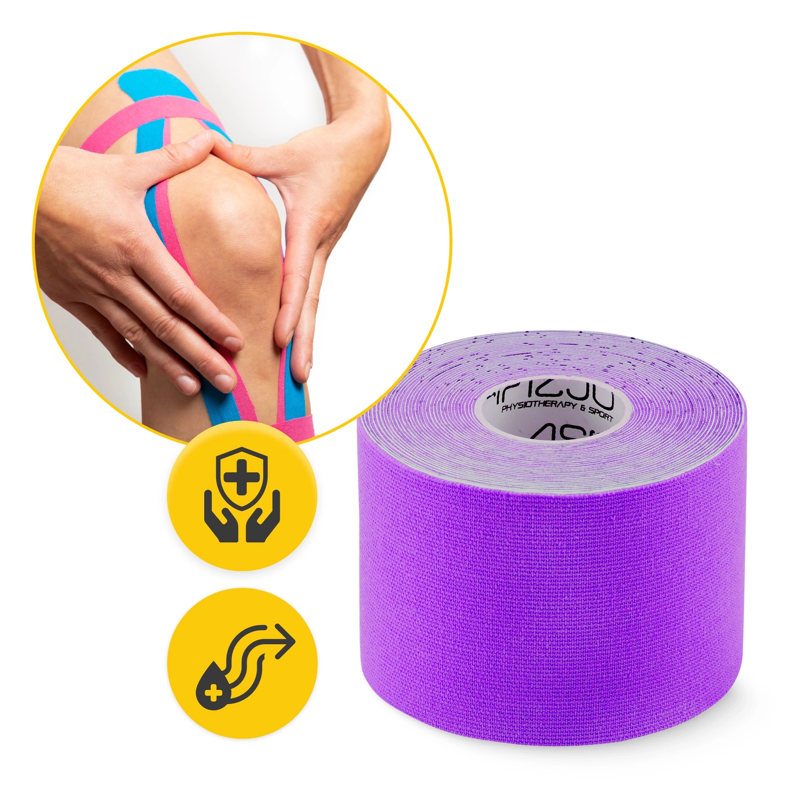 Bandă Kinesiotaping 5 cm x 5 m