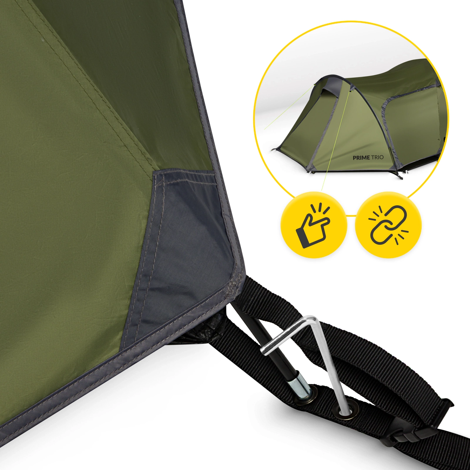 namiot turystyczny lekki trzyosobowy z przedsionkiem