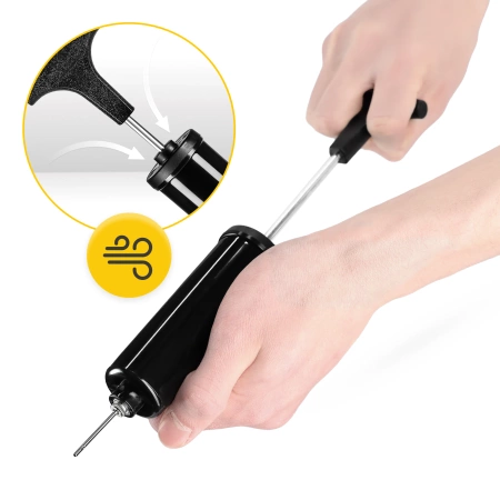 Pompa pentru mingi de gimnastică