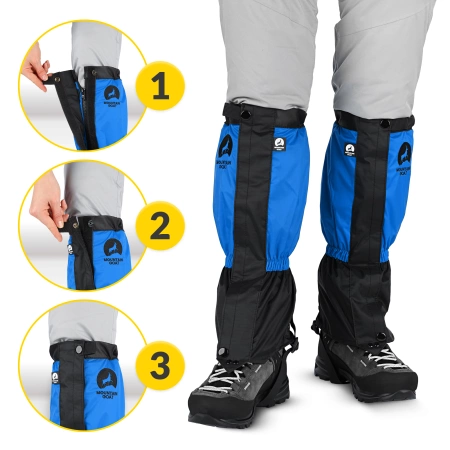 Ghetre impermeabile pentru încălțăminte universală albastre