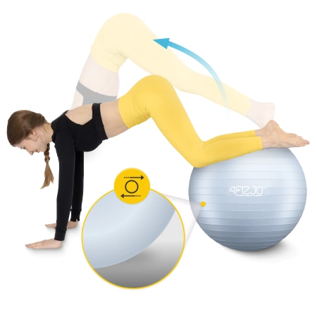 Minge gonflabilă de gimnastică pentru fitness 85 cm