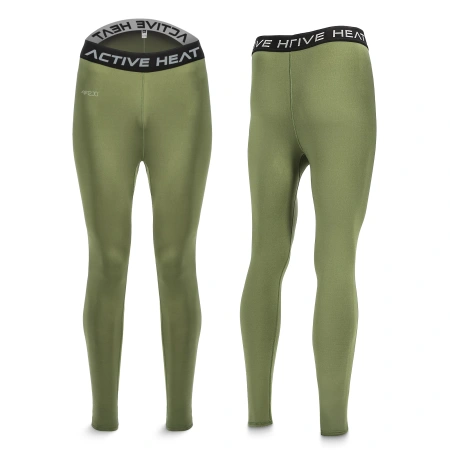 Pantaloni termici unisex - verde, mărimea XXL