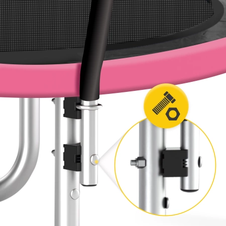 Trambulină de grădină pentru copii PRO 374 cm 12FT