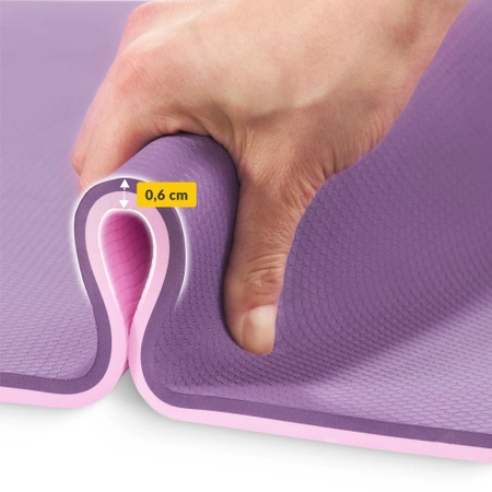 Saltea de exerciții TPE anti-alunecare 0,6 cm