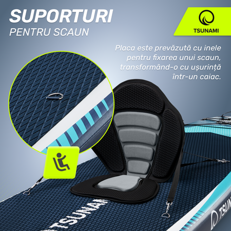 Placă SUP PRO TSUNAMI paddle board 350 cm T12