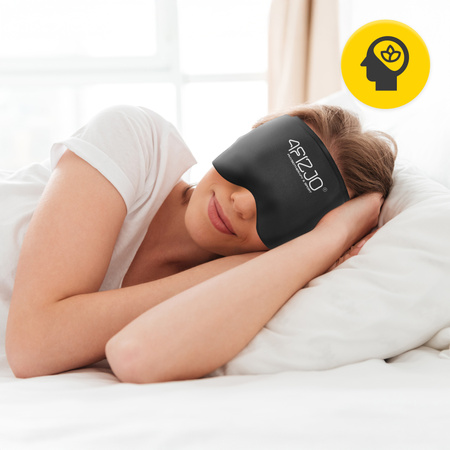 Căști pentru migrenă – compresă flexibilă cu gel pentru cap