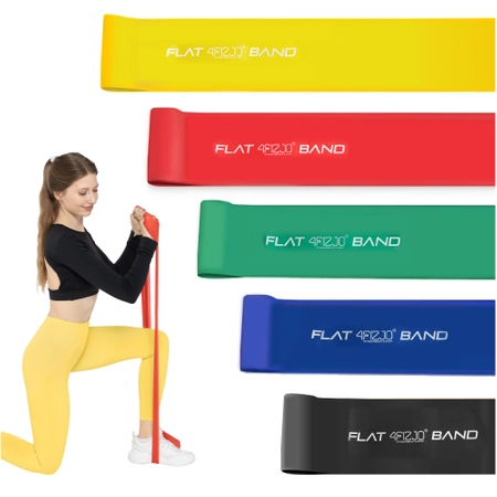 Set de 5 benzi de reabilitare FLAT BAND 2M