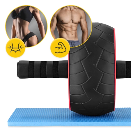 Roată pentru exerciții abdominale AB WHEEL XL