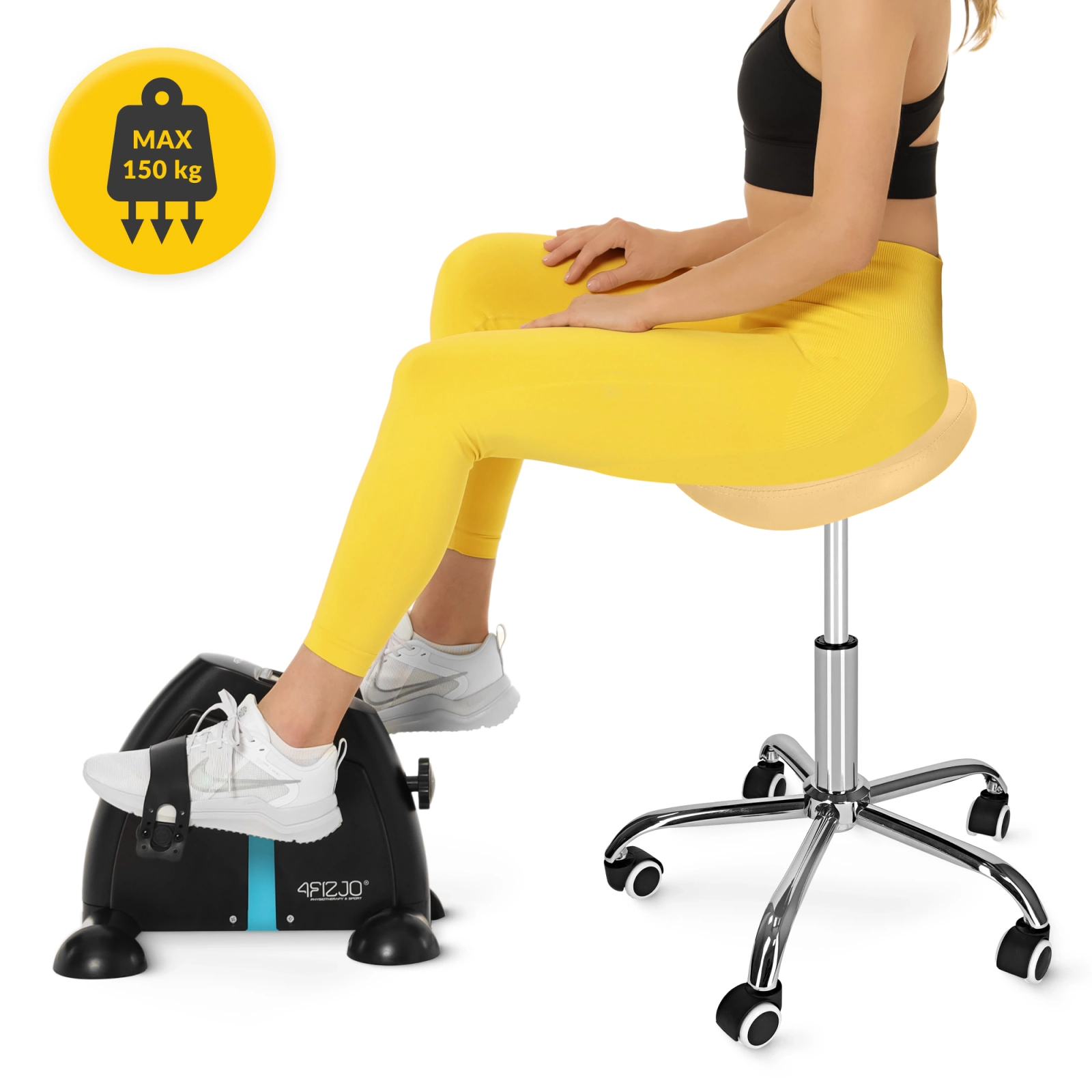 ERGO masaj - scaun pivotant tip șa