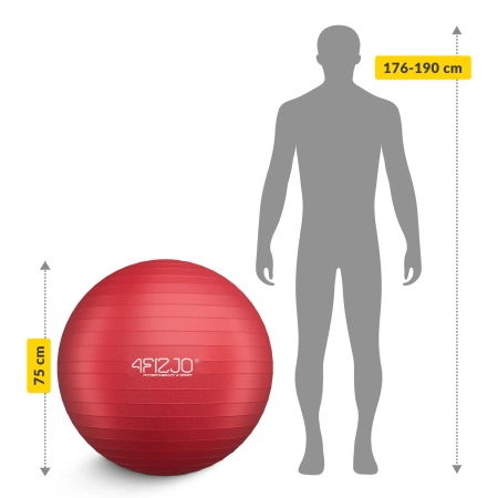 Minge gonflabilă de gimnastică pentru fitness 85 cm