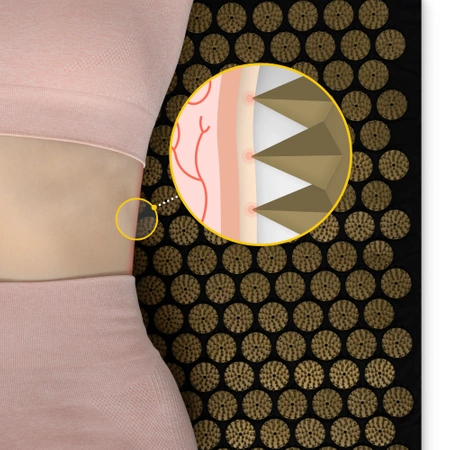 Covoraș clasică de presopunctură cu pernă