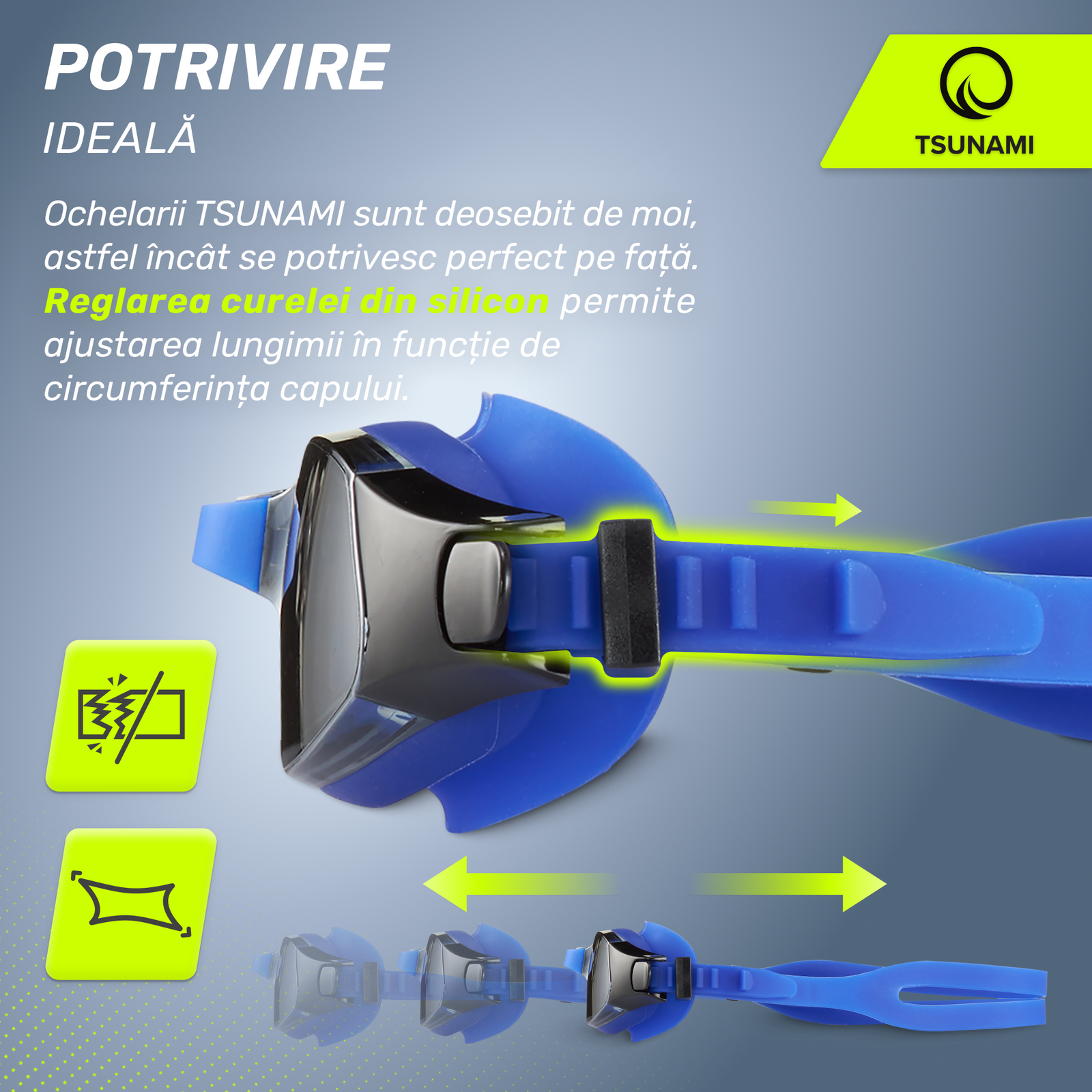 Ochelari de înot TSUNAMI 