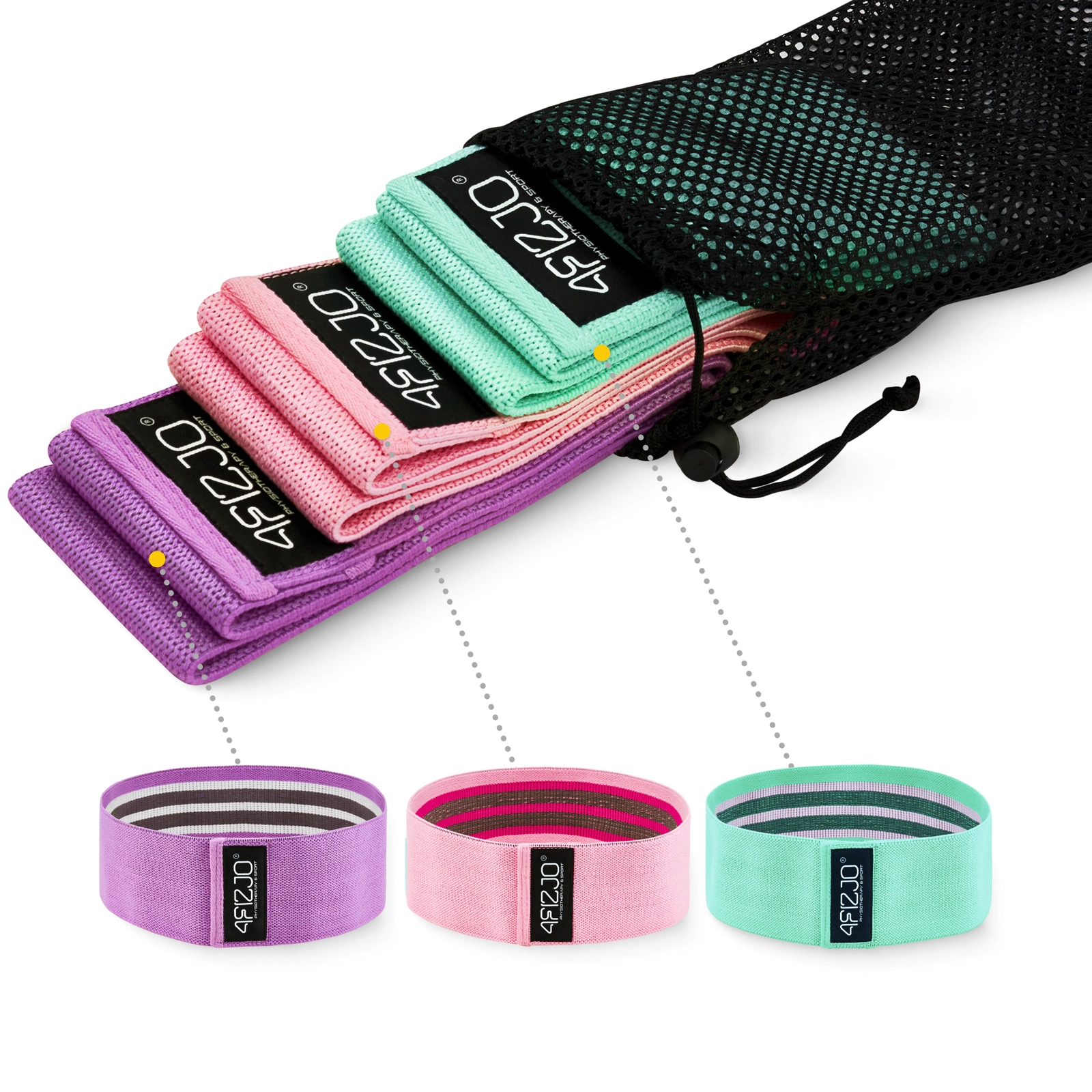 Set de Benzi Textile HIP BAND