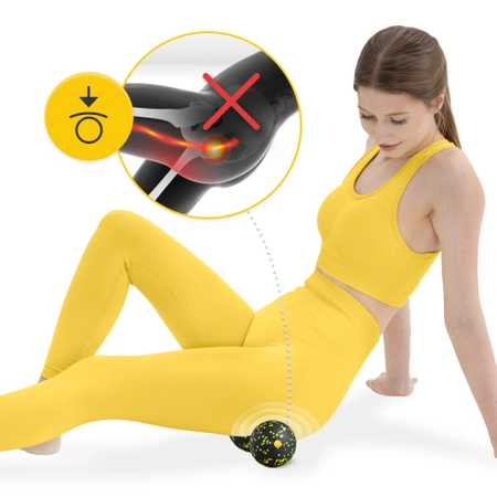 Minge dublă de masaj EPP 8 cm