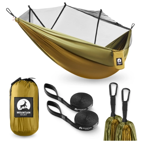 Hamac de călătorie pentru o singură persoană cu plasă de țânțari