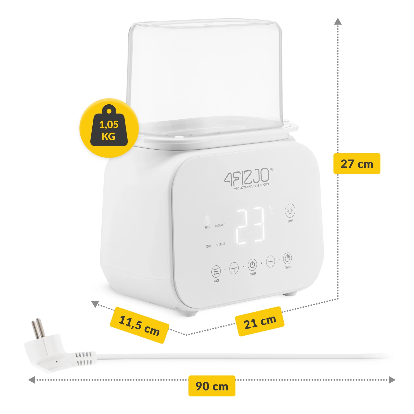 Încălzitor și sterilizator pentru sticle TWIN