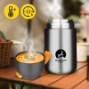 Termos pentru prânz din oțel inoxidabil 720 ml argintiu