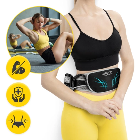 Centura EMS pentru electrostimularea mușchilor abdominali