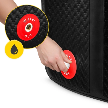 Baie de gheață gonflabilă pentru înotul de iarnă cusătură picătură rotundă