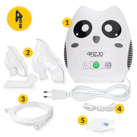 Inhalator nebulizator pentru copii KID BUFNIȚĂ